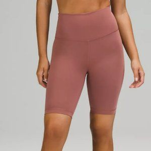 LULULEMON, Wunder Train High-Rise Short 8", size 6, pink/rose, Like-new